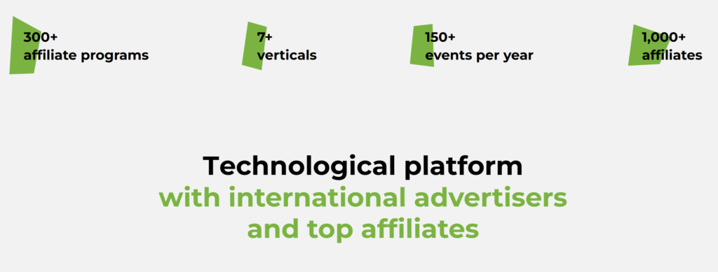 SalesDoubler - technological platform
with international advertisers
and top affiliates
