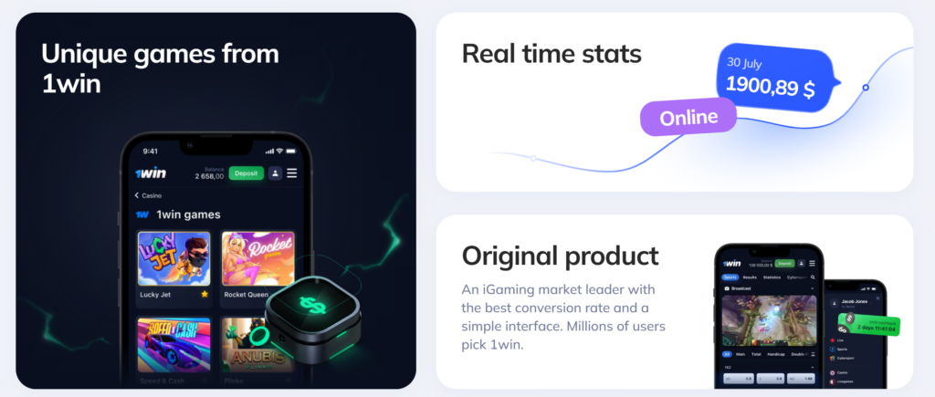 Advantages of 1win Partners affiliate program